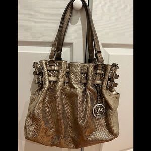 Michael Kors Edie Gold Handbag